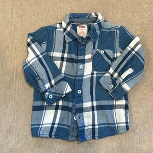 VGUC Levi’s flannel 18 mos